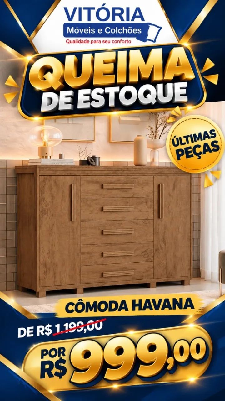 comoda - havenna - super ampla - compre e receba em 72 horas