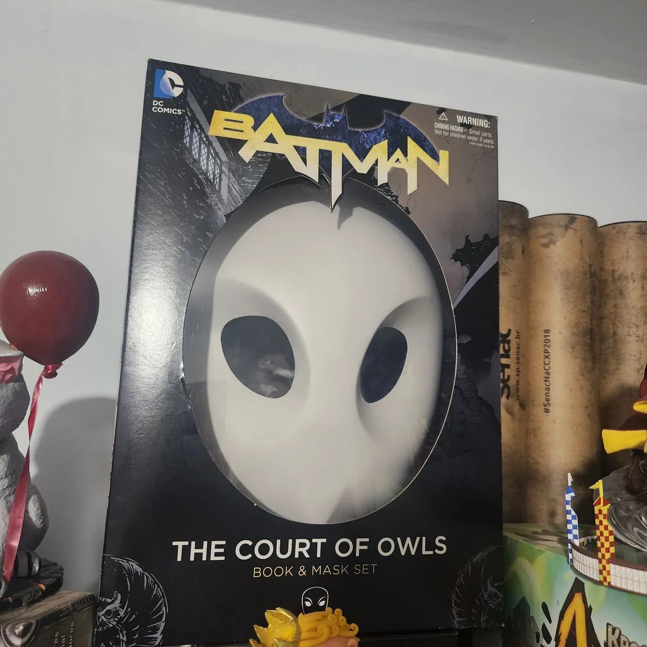 Máscaras Batman e Arlequina