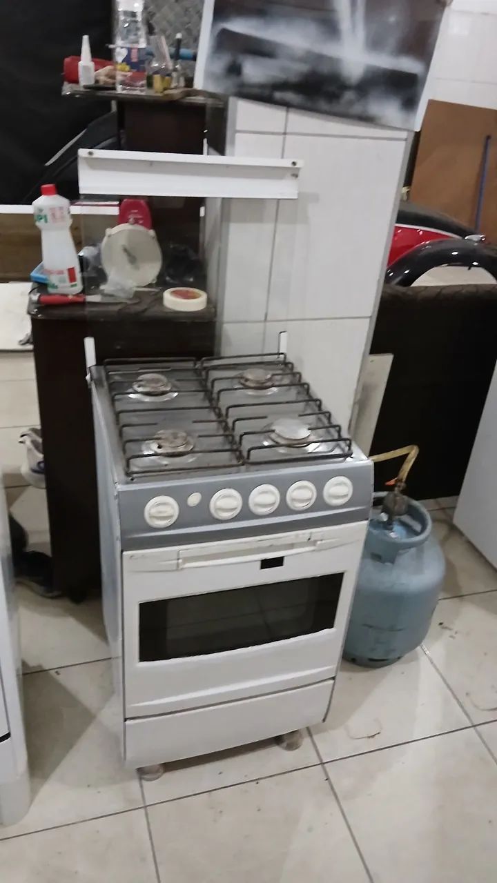Fogão 4 bocas revisado entrega a combinar  - Foto 3