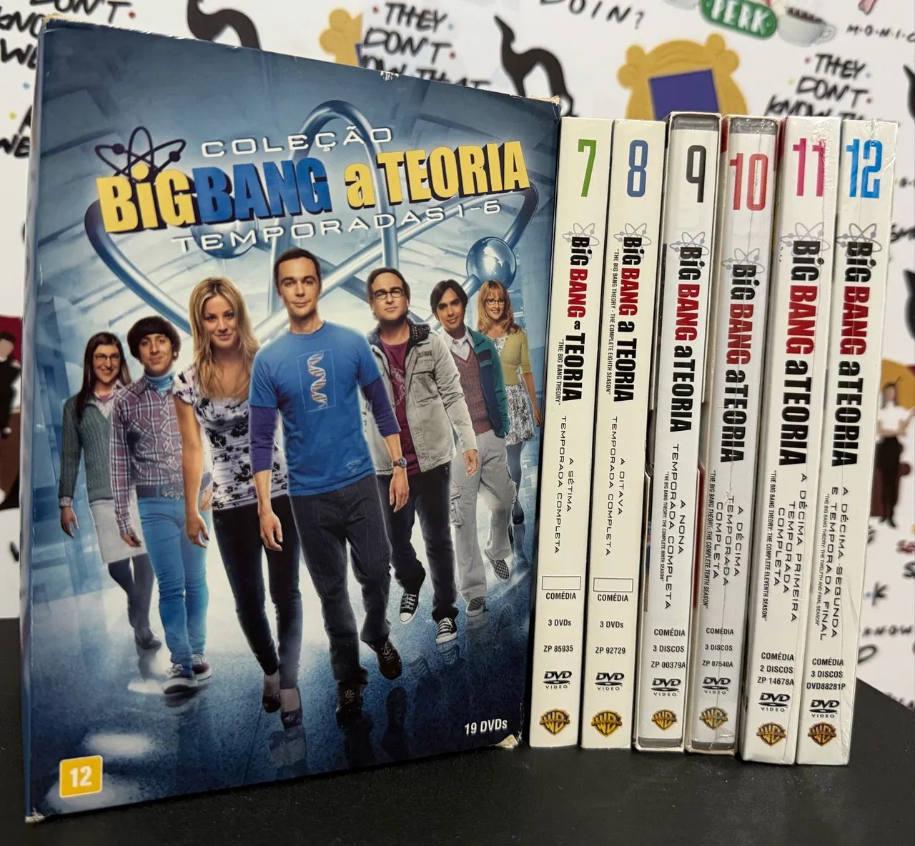 DVDS BOXES THE BIG BANG THEORY / BIG BANG A TEORIA TODAS AS