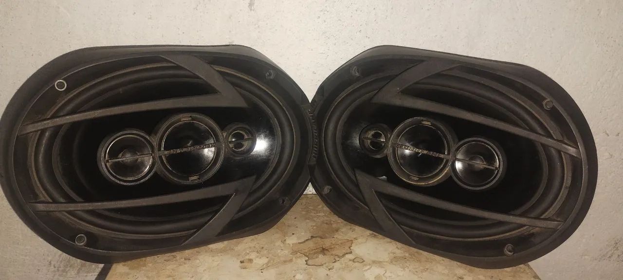 Par alto falante 6×9 automotivo som 260w hurricane a69q - Peças