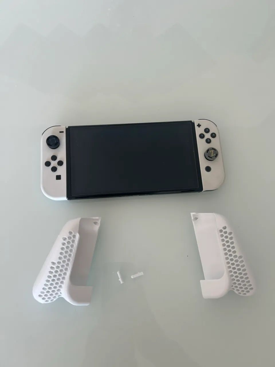 Grip ergonômico para joycon de Switch 1 - V1, V2 e OLED - Foto 3