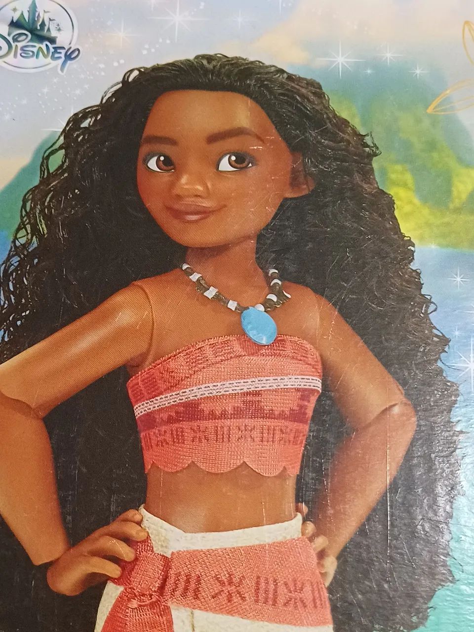 Boneco Maui e boneca  Moana na caixa  - Foto 5