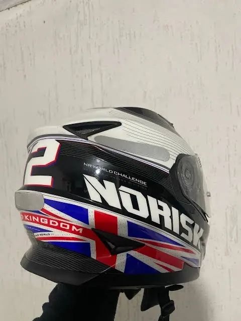 CAPACETE NORISK FF302 REINO UNIDO OTIMO ESTADO  - Foto 2