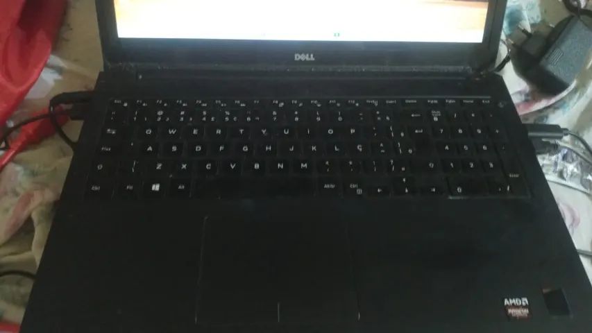 Notebook Dell Inspiron 5548 thouch scren i7 5500u 16 gb ram placa de vídeo 2gb AMD detalhe - Foto 3