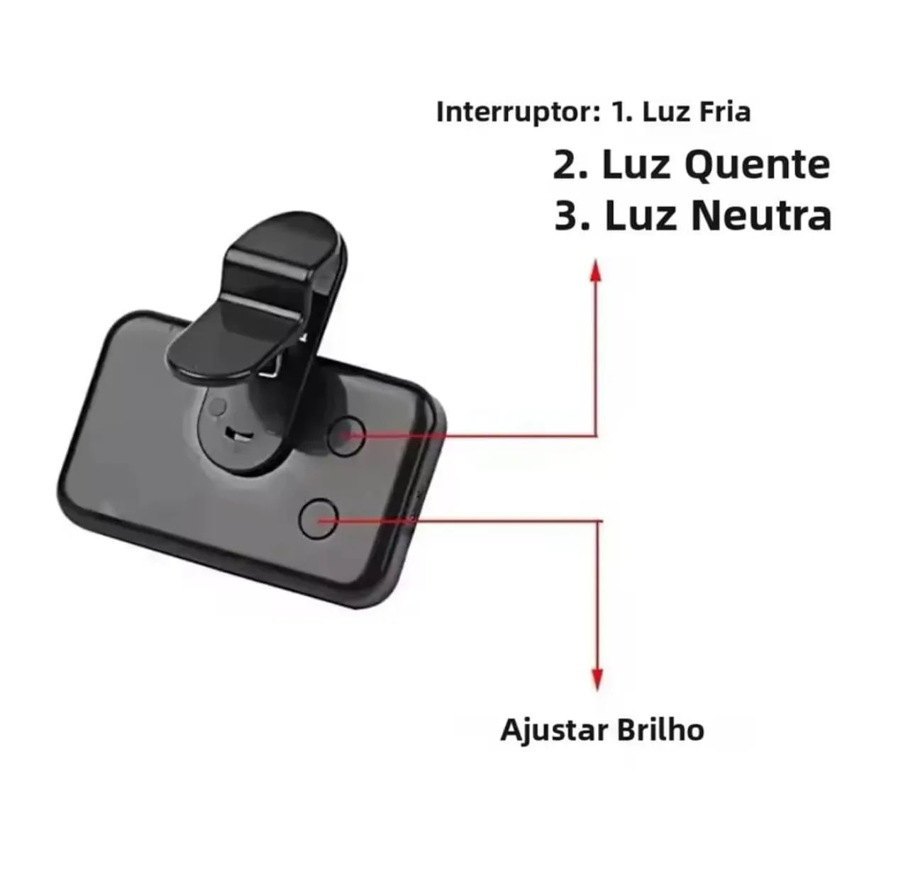 Luminária de preenchimento para selfie - Foto 4