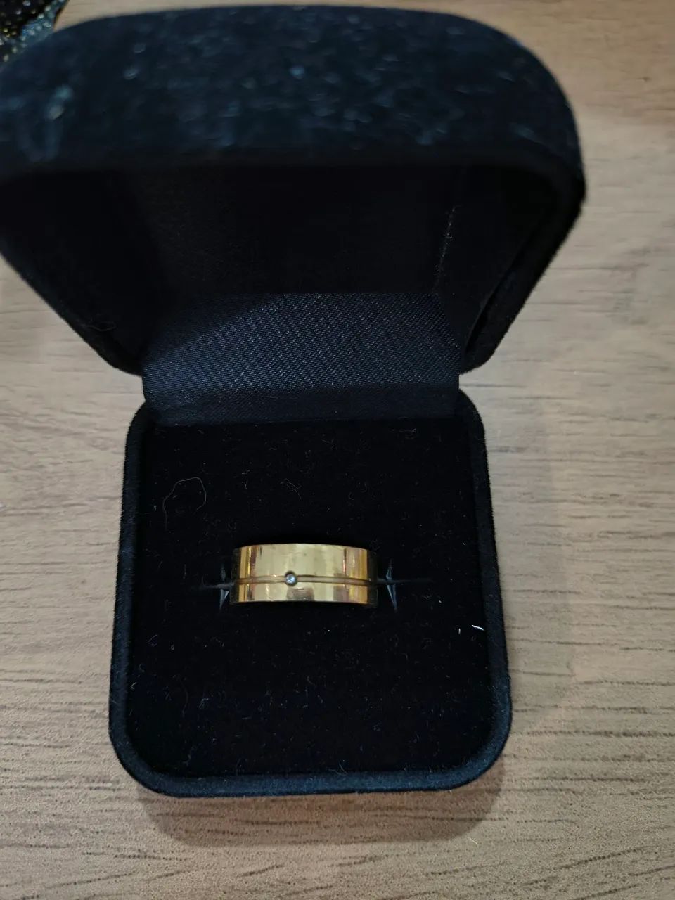 Aliança 7mm  em ouro