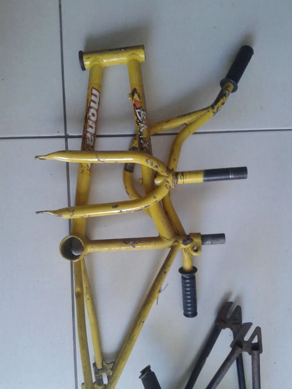 QUADRO GARFO GUIDAO MONARK BMX 16 - Foto 3