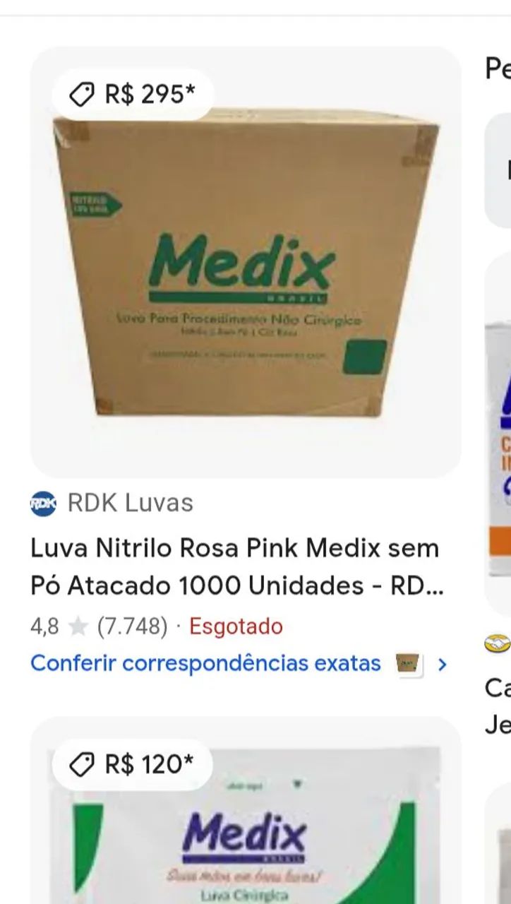 Luvas nitrilicas  - Foto 2