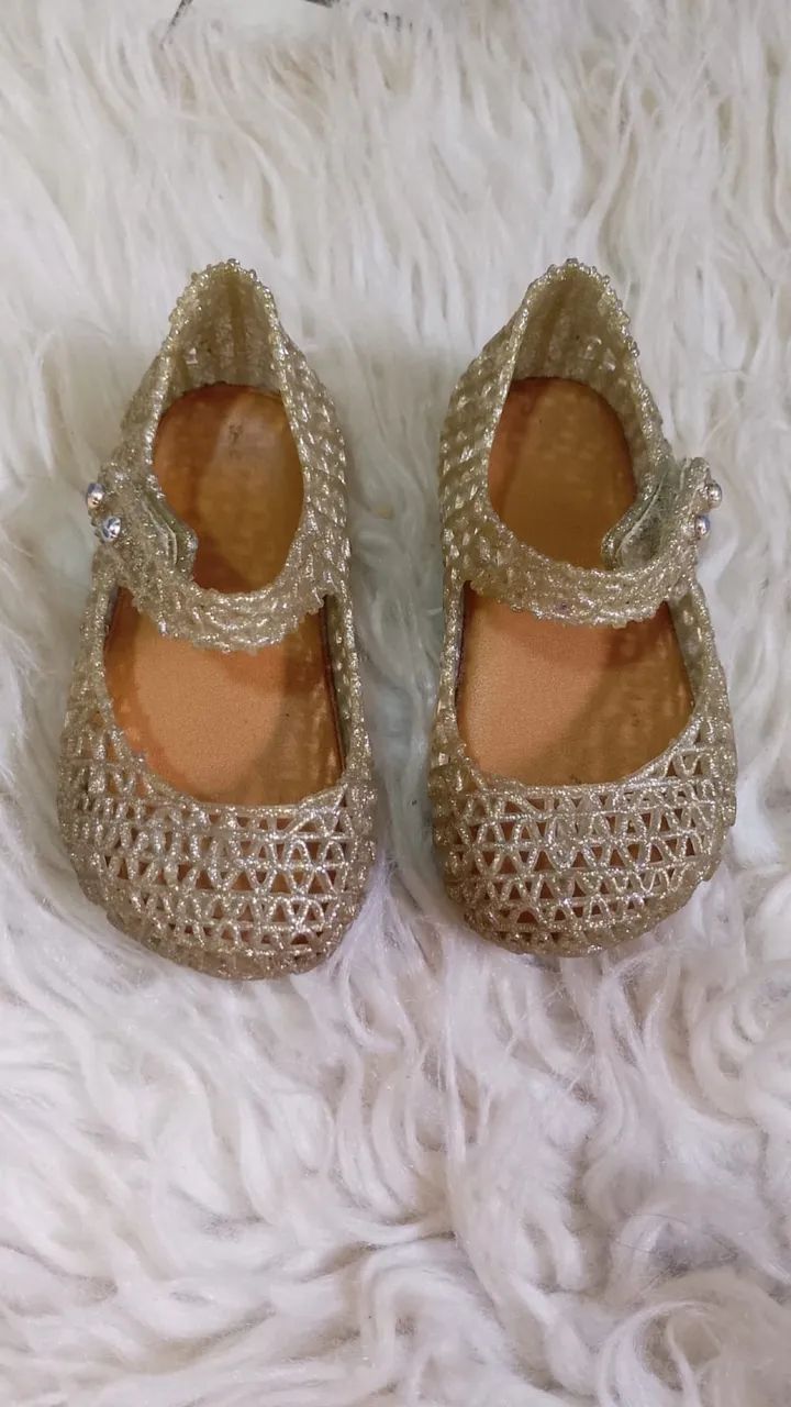 Sandália Mini Melissa bebê TAM 17/18 desapego 