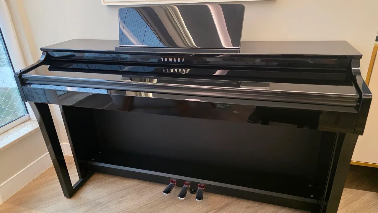 Clavinova Yamaha Clp 625 Pe Polished Ebony Piano Digital - Foto 5