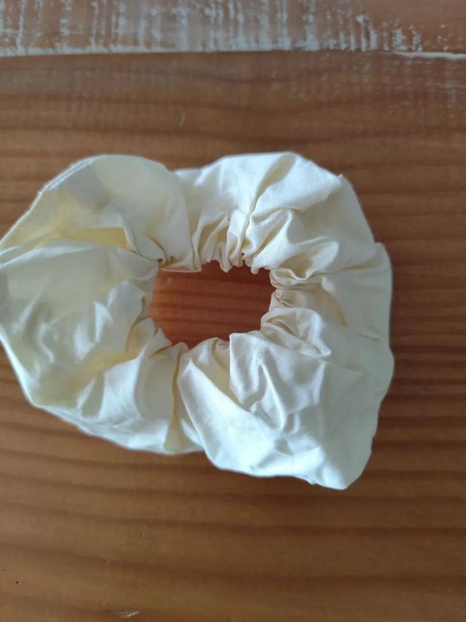 Scrunchie Zara Off White nova 