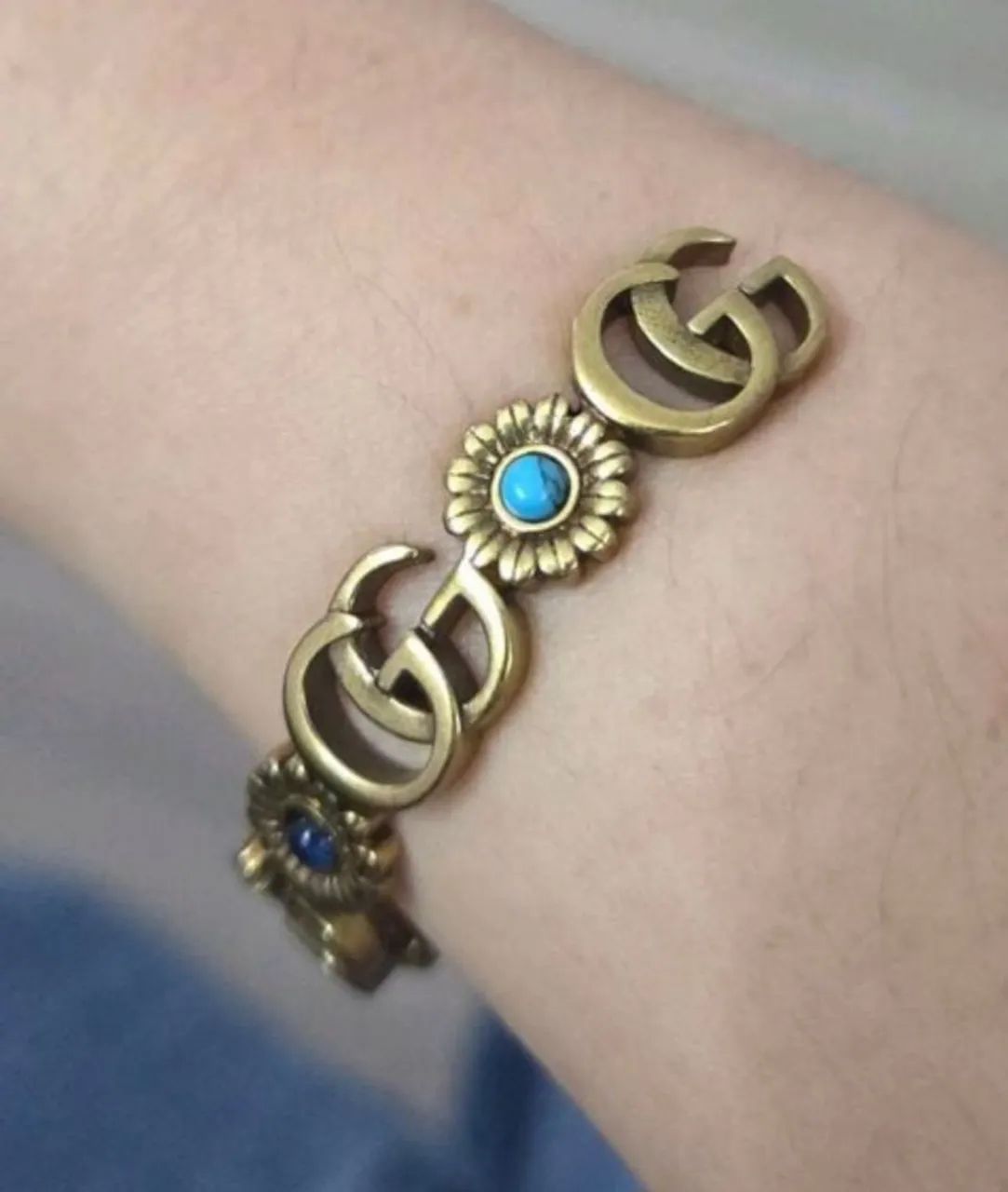 Bracelete Gucci Dourado 