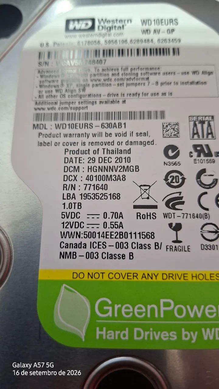 2HDs 1TB cada  WD  - Foto 2