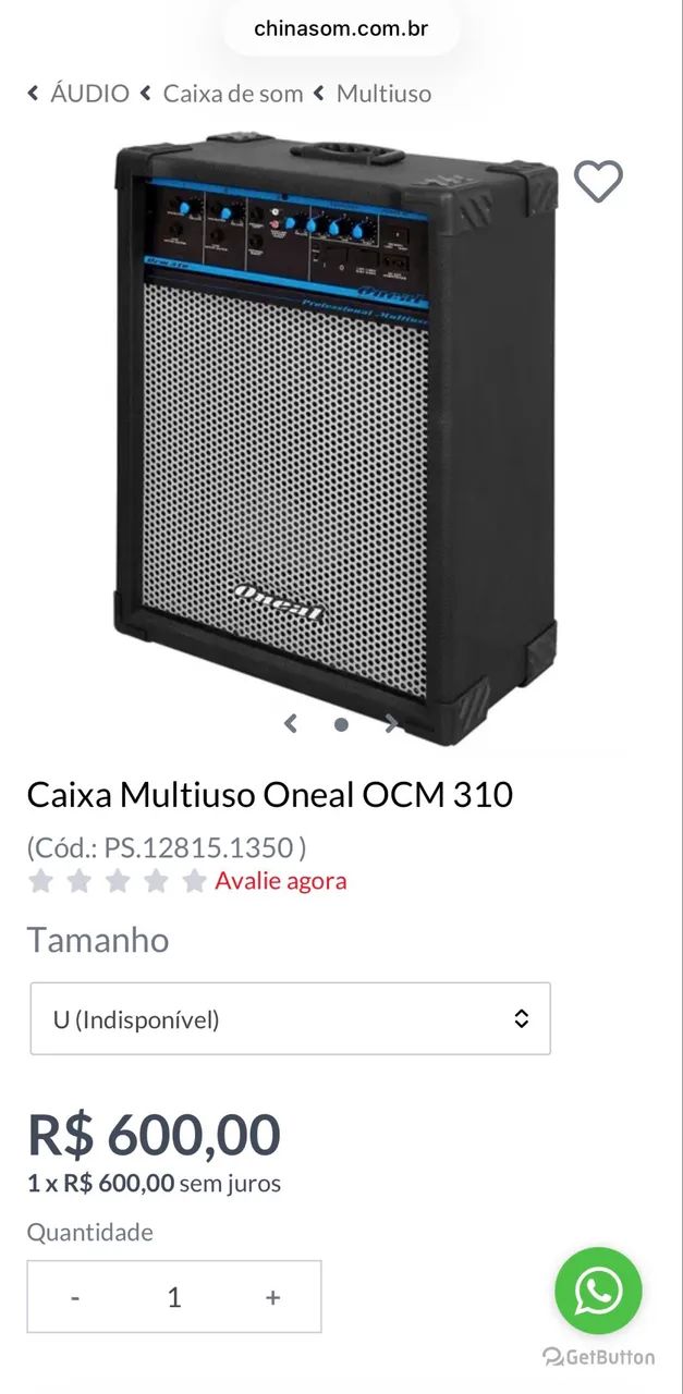 Caixa de som Multiuso Oneal OCM 310 - Foto 3
