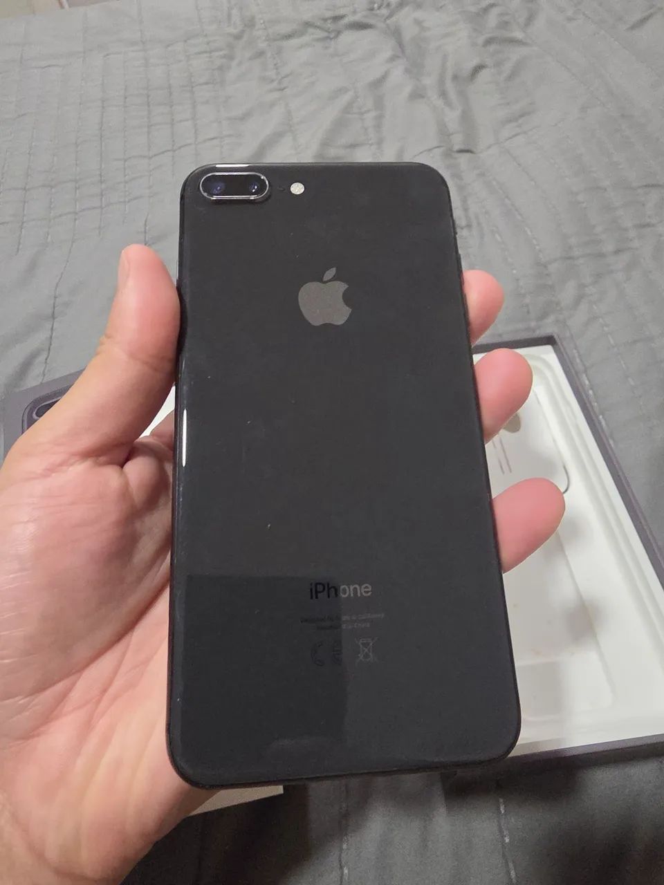 iPhone 8 Plus 64GB Preto + CAIXA Original e Acessórios  - Foto 3