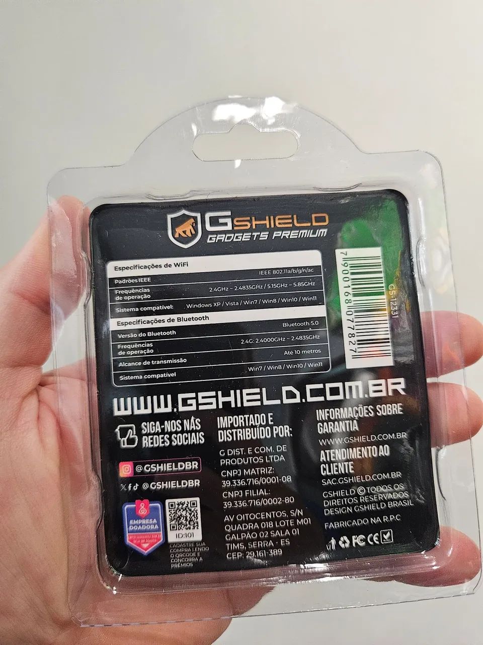 Adaptador Nano Wi-Fi 5G e Bluetooth Gshield  - Foto 2