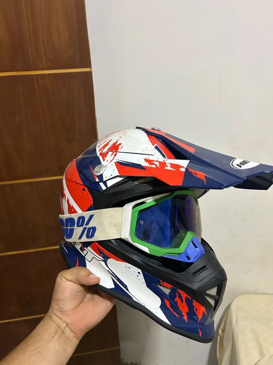 Capacete de motocross Helt 
