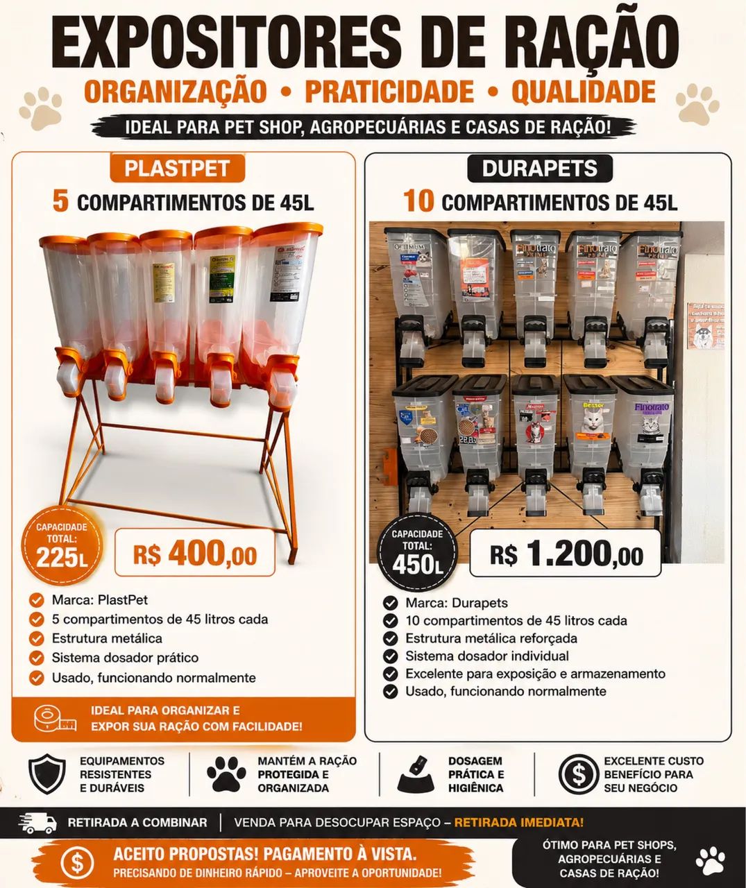 Dispenser para ração a granel  - Foto 2