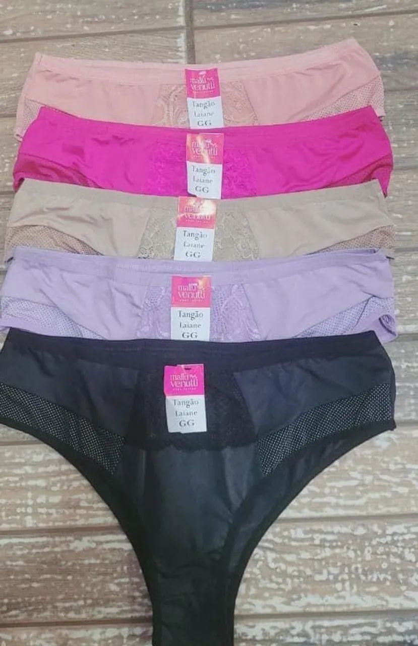 Vendo kit de 5 calcinhas 