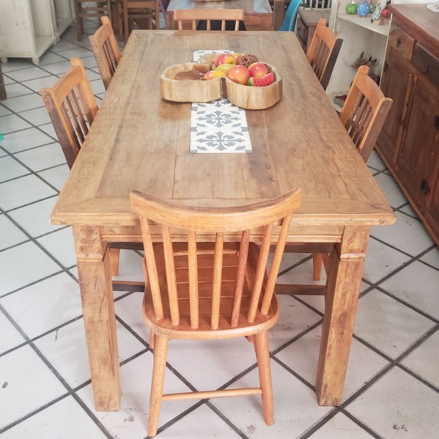 Mesa Pé Diamante De Demolição Com Azulejo - Foto 3