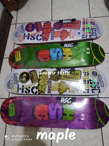Shapes pra skate