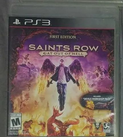 Jogo PS3 Original Saints Row The Tird Favoritos Mídia Física em