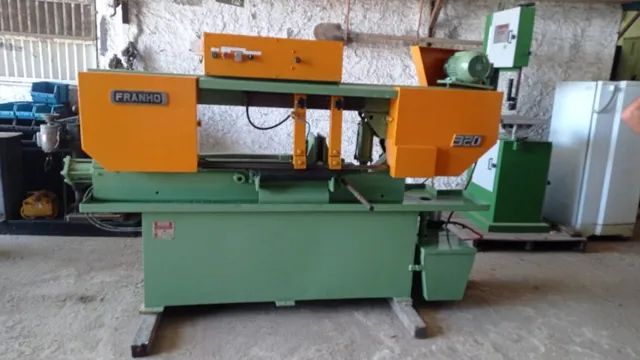 Serra Fita Horizontal Franho 320-usada Com Morsa Hidráulica. - Foto 2
