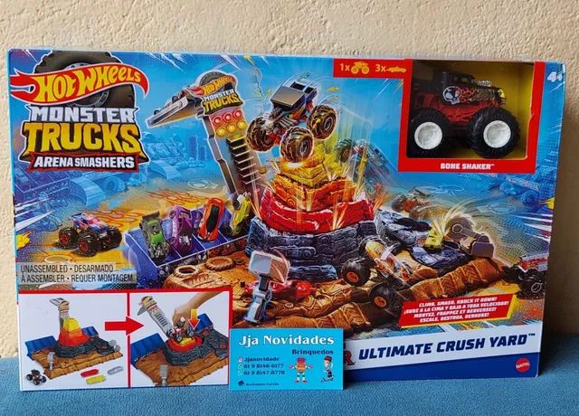 Hot Wheels Monster Trucks Arena Smashers Ultimate Crush Yard