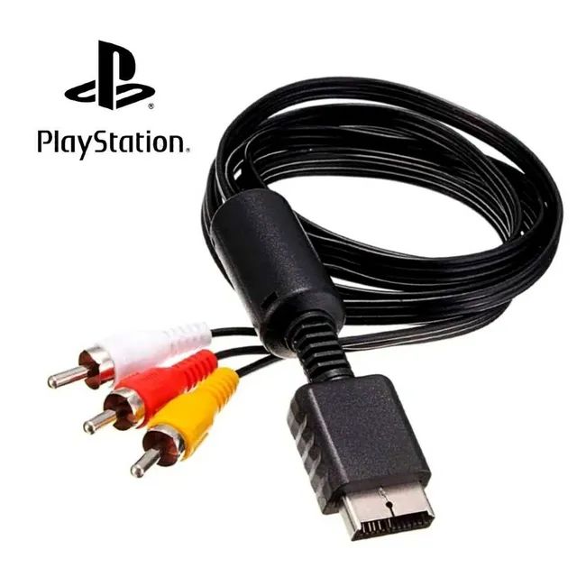 Cabo de áudio Video Componente Playstation ps1 Ps2 - Foto 2