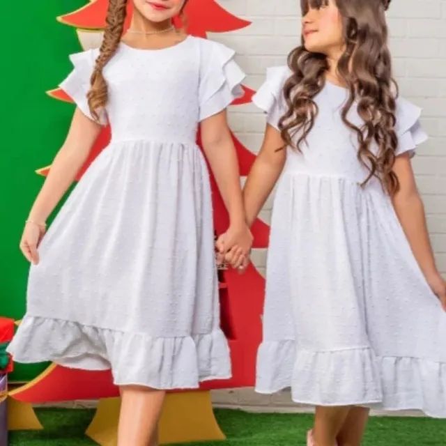 Lindo vestido veste até 14 anos 