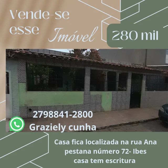 Captação de Casa a venda na Rua Antônio Ataíde, Centro de Vila Velha, Vila Velha, ES