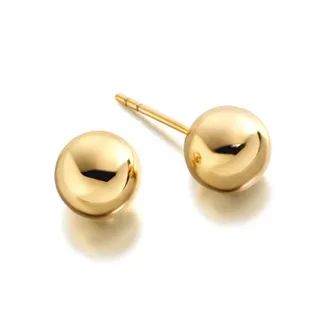 Brincos de Ouro18k, bolinha a pronta entrega!
