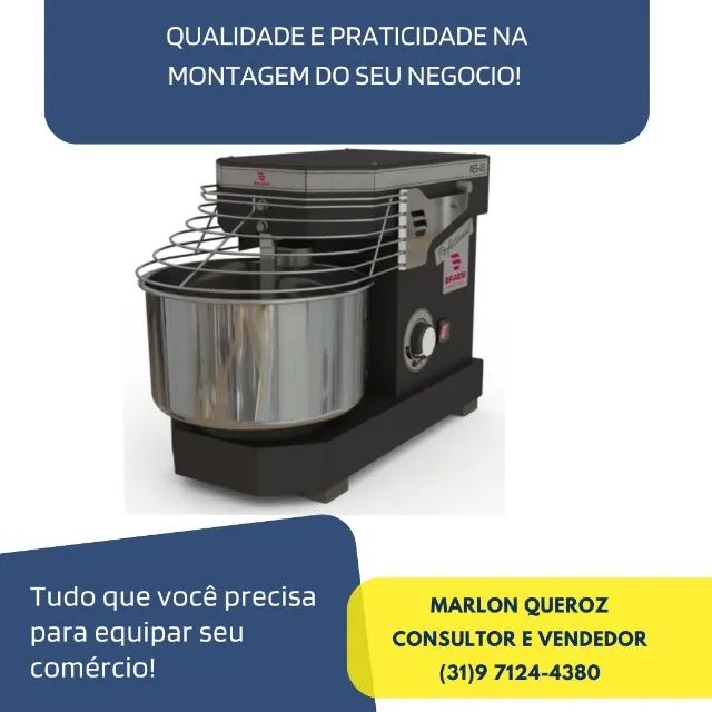 Amassadeira  Espiral Braesi 5 KG Nova 