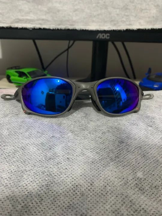 Oculos 24k azul nova 