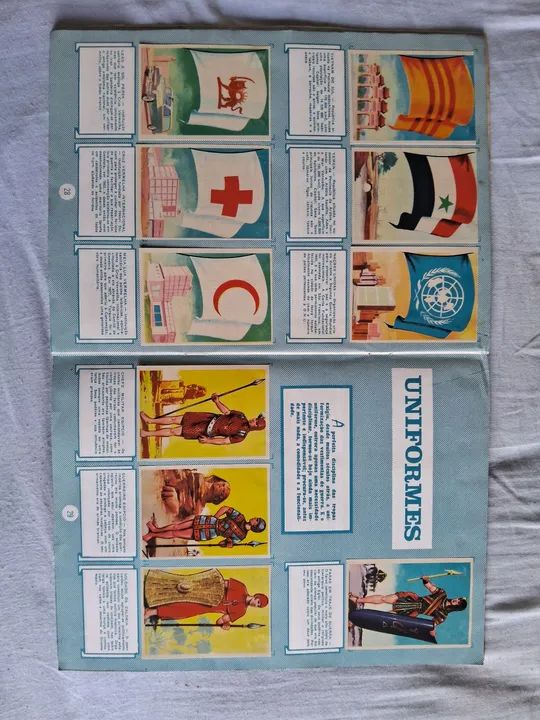 Álbum Bandeiras e Uniformes - 252 Ilustrações - Foto 3