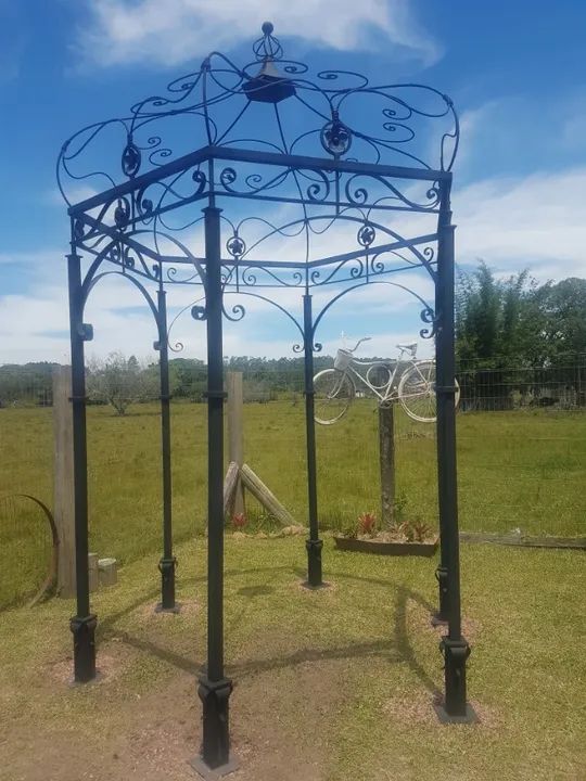 Gazebo em Ferro Forjado Exclusivos e Sob Medidas na CasaDeFerro