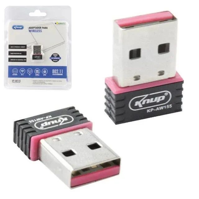 Mini Adaptador wi-fi USB Wireless - Foto 2