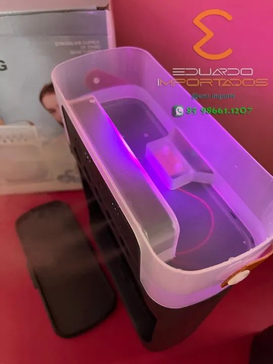 AR-CONDICIONADO Mini CLIMATIZADOR, Umidificador Portátil USB LED - Foto 2
