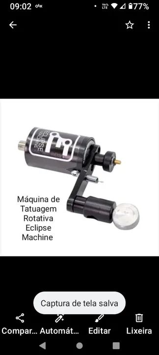 Kit tatuagem. 