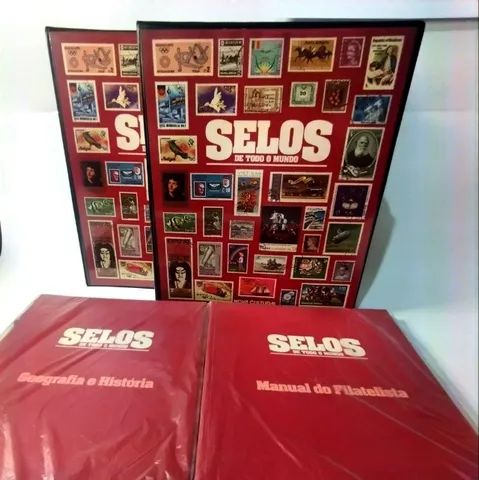 Coleção Selos de Todo o Mundo - Usado