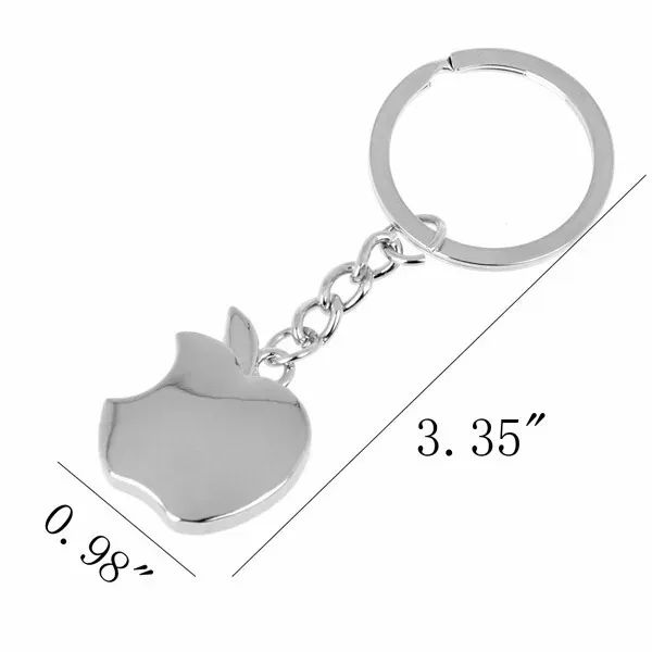  Chaveiro Maça Apple Aço Inox Metálico Iphone wpp.43. * - Foto 5