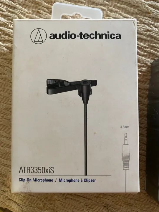 Microfone de Lapela Audio-Technica ATR3350x/iS - Novo