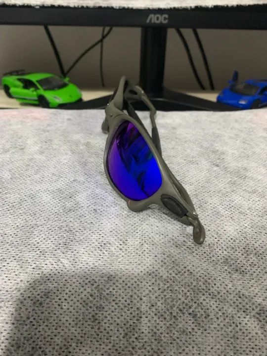 Oculos 24k azul nova  - Foto 2