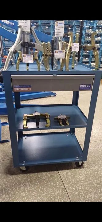 CARRINHO DE FERRAMENTAS 600MM C/1 GAVETA ABERTO