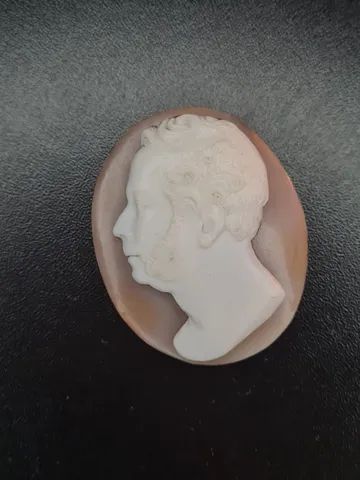 Camafeu antigo séc XIX San Martín  - Foto 6