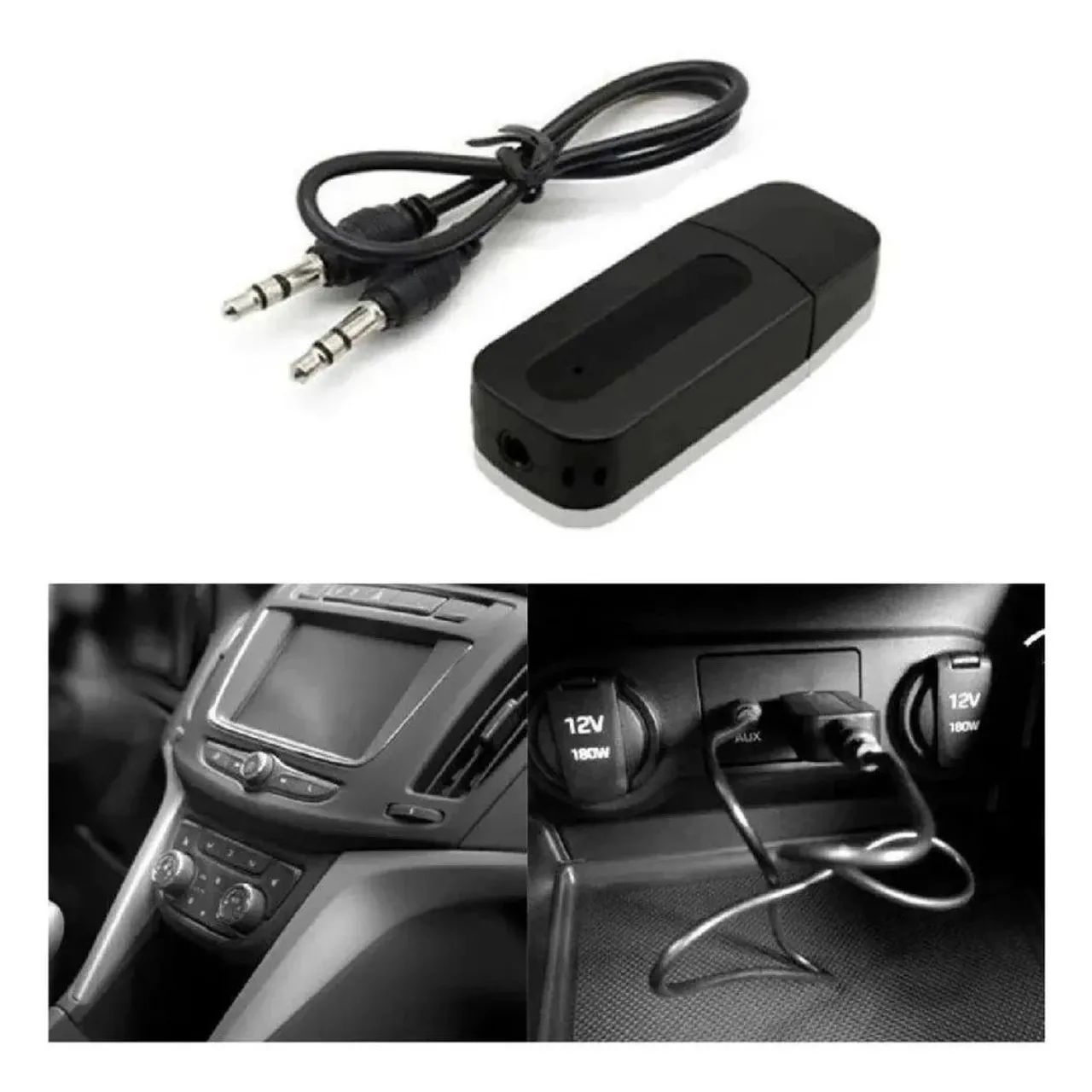 Adaptador USB Bluetooth, para carro é som (Novo) - Foto 4