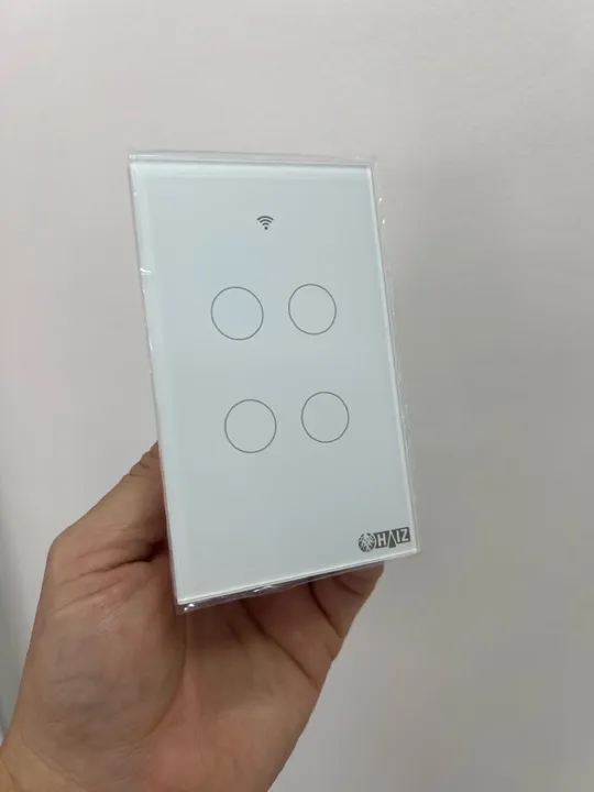 Interruptor inteligente 4 touch Wi-Fi 
