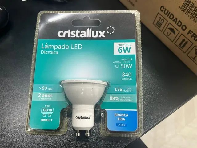 Lâmpada LED Dicróica Cristallux 
