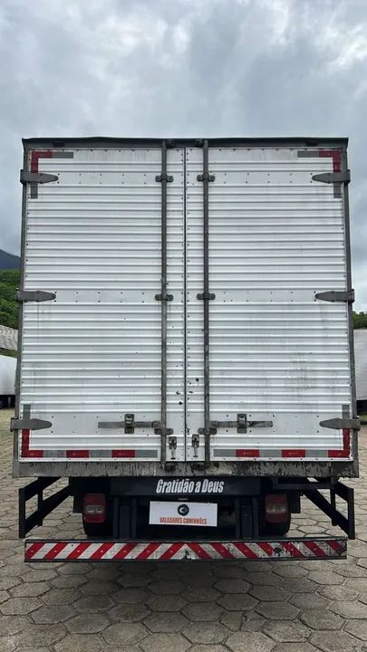 vw/volkswagen 8.150 3/4 truck, ano 2005, com bau, branco - Foto 8